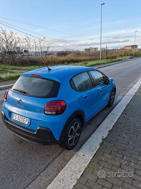Usata Citroën C3 82 CV (60 kW) 2018 Blu Utilitaria