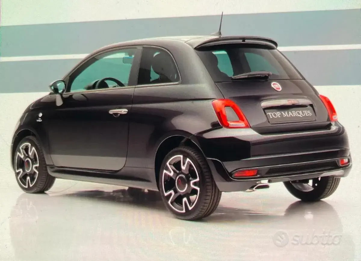 Usata Fiat 500S S 69 CV (50 kW) 2019 Nero Utilitaria