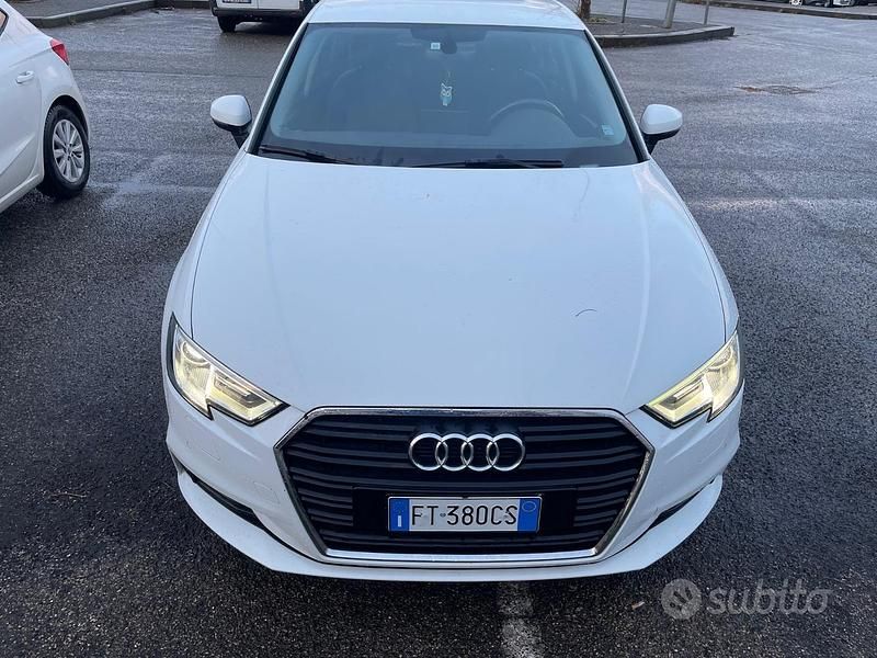 Usata Audi A3 110 CV (80 kW) 2018 Bianco Berlina