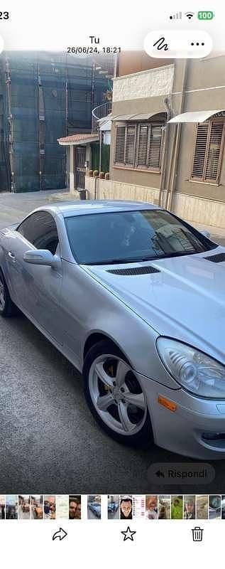 Usata Mercedes SLK200 163 CV (119 kW) 2004 Grigio Cabrio