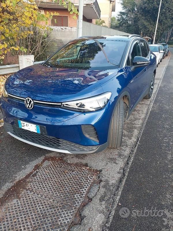 Usata VW ID.4 150 kW (204 CV) 2021 Blu SUV