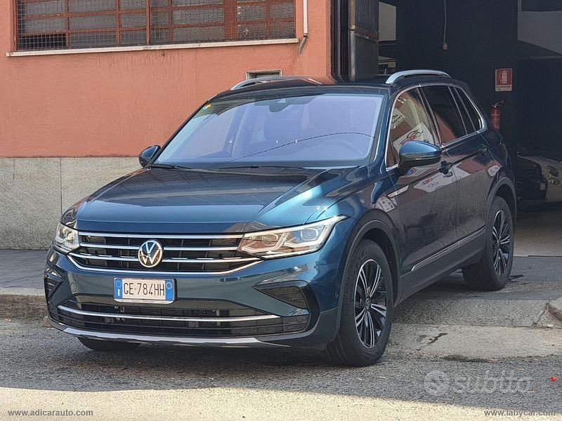 Gebraucht VW Tiguan 150 PS (110 kW) 2021 Blau SUV