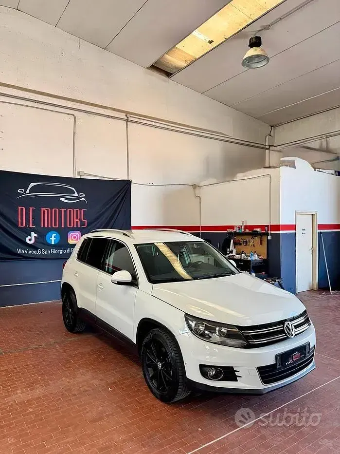 Usata VW Tiguan 110 CV (80 kW) 2015 Bianco SUV