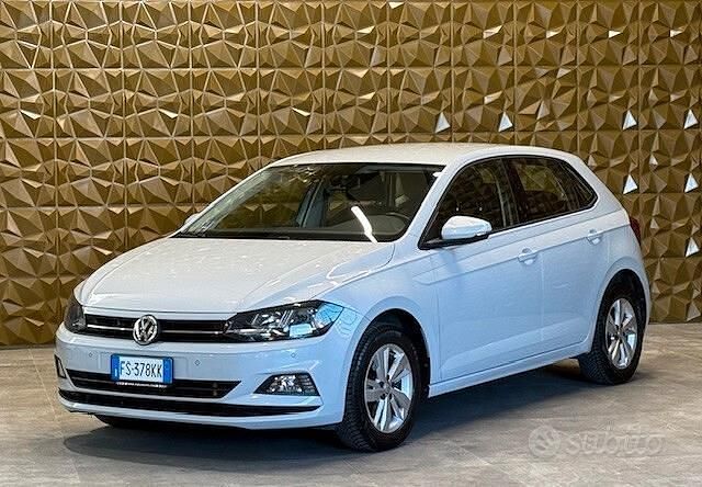 Usata VW Polo Comfortline 95 CV (69 kW) 2018 Bianco Utilitaria