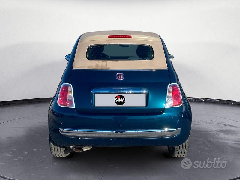 Usata Fiat 500C Lounge 69 CV (50 kW) 2015 Blu Cabrio