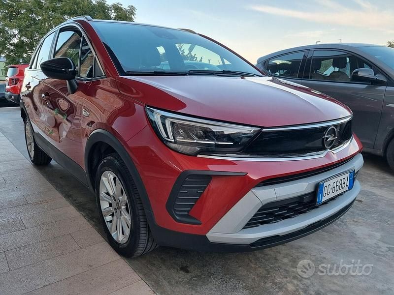 Usata Opel Crossland X Elegance 110 CV (80 kW) 2021 Rosso SUV