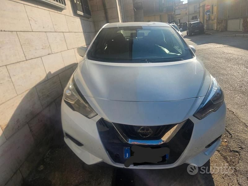 Usata Nissan Micra Acenta 90 CV (66 kW) 2018 Bianco Berlina