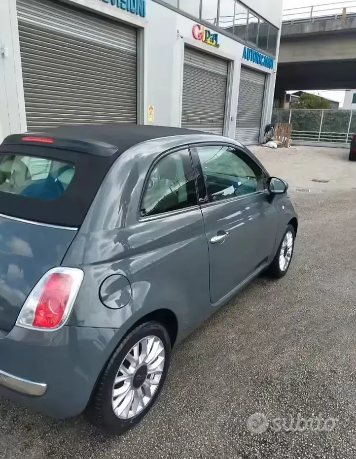 Usata Fiat 500 69 CV (50 kW) 2015 Grigio Cabrio