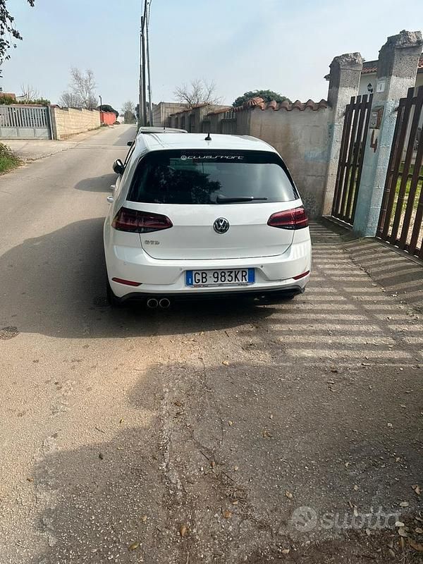 Usata VW Golf VII GTD 2014 Bianco Berlina