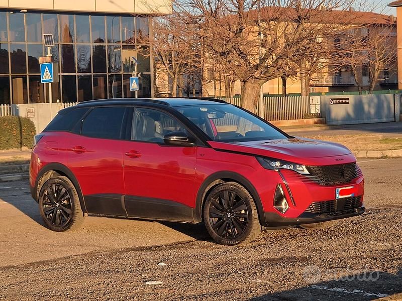 Usata Peugeot 3008 GT 131 CV (96 kW) 2021 Rosso SUV