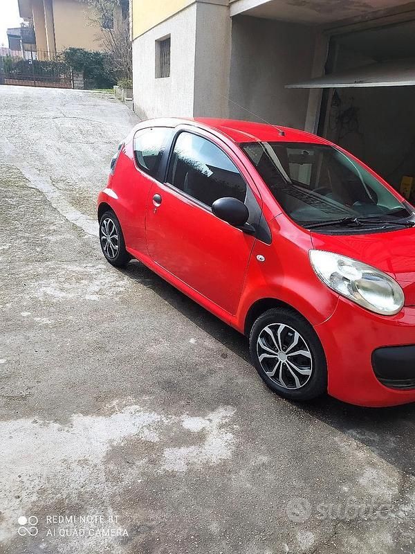 Usata Citroën C1 2008 Rosso Utilitaria