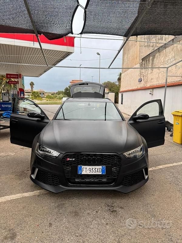 Usata Audi RS6 Ambiente 560 CV (411 kW) 2015 Nero Station wagon