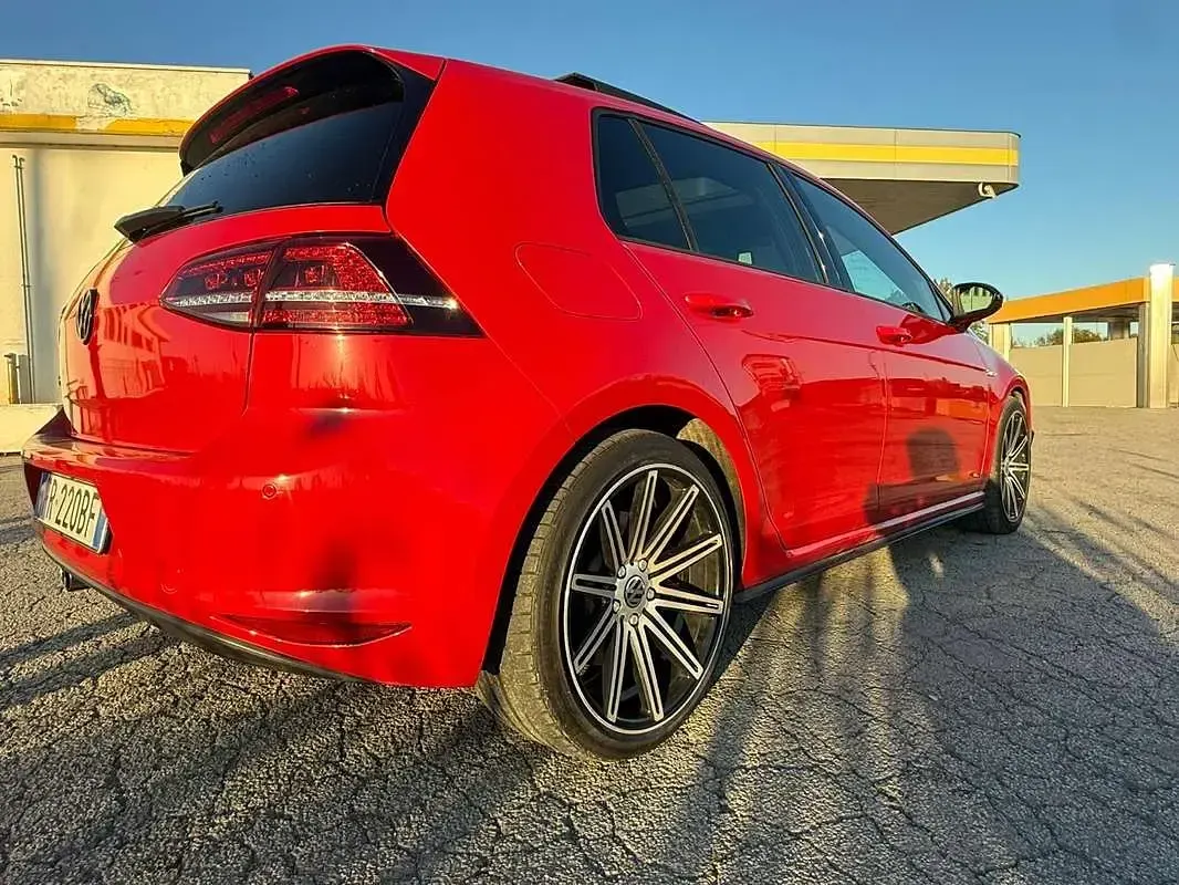 Usata VW Golf VII GTD 185 CV (136 kW) 2015 Rosso Berlina