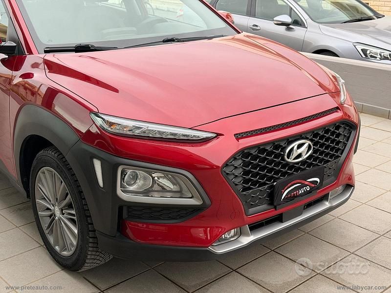 Usata Hyundai Kona Style 116 CV (85 kW) 2019 Rosso SUV