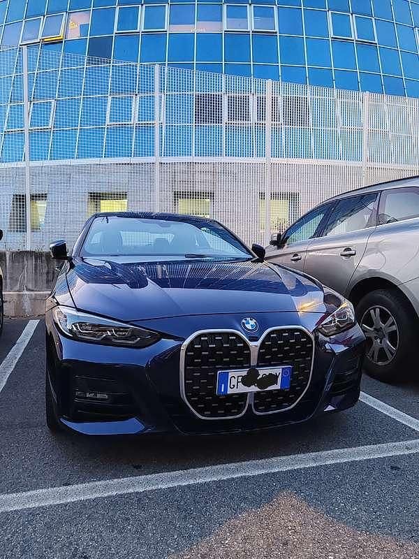 Usata BMW 420 Sport Line 190 CV (139 kW) 2021 Blu/azzurro Coupé