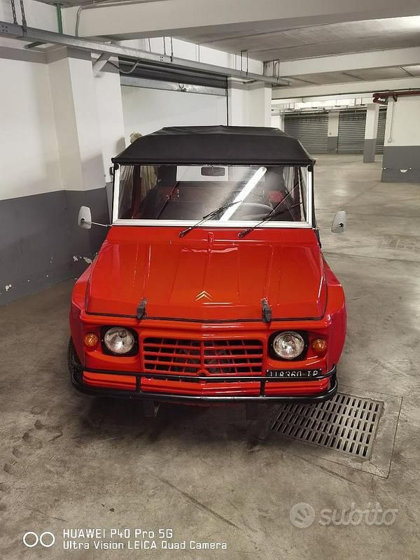 Usata Citroën Méhari 1970 Rosso Cabrio