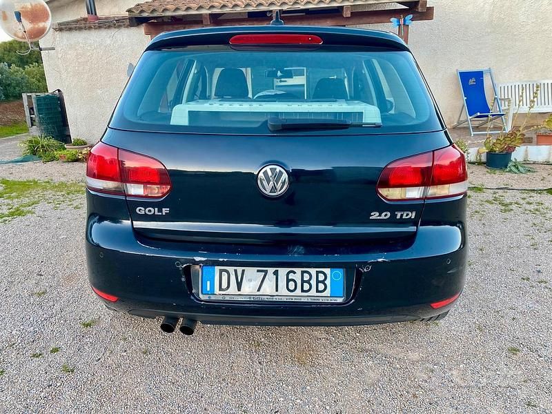 Usata VW Golf VI 140 CV (102 kW) 2008 Nero Utilitaria