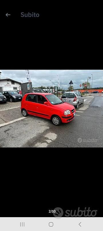 Usata Hyundai Atos Prime 63 CV (46 kW) 2008 Rosso Utilitaria