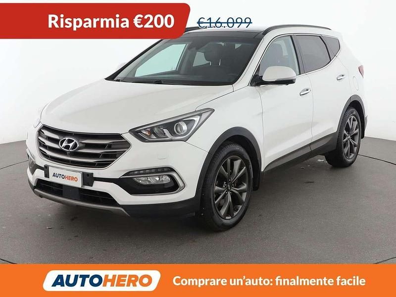 Usata Hyundai Santa Fe Style 200 CV (147 kW) 2016 Bianco SUV