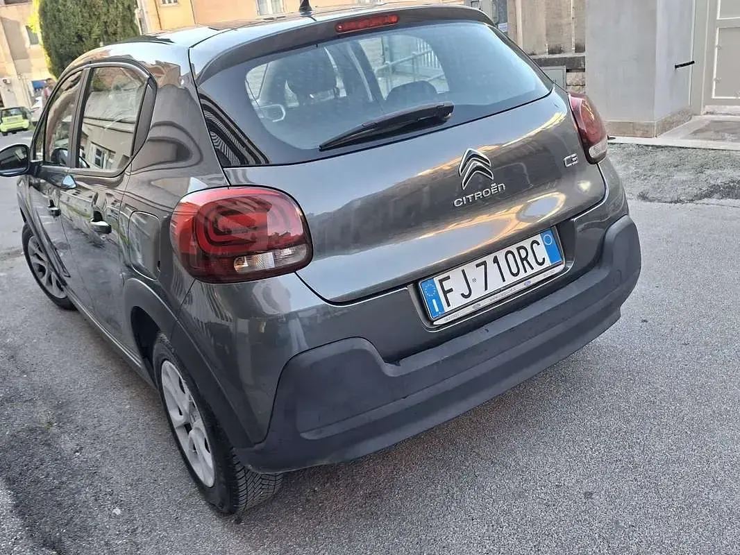 Usata Citroën C3 Feel 82 CV (60 kW) 2017 Grigio Berlina