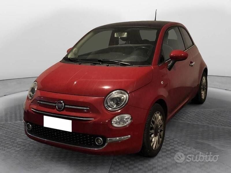 Rosso Usata 2018 Fiat 500 Pop Tre volumi | 10.500 € (Buon prezzo) - Immagine 1/4