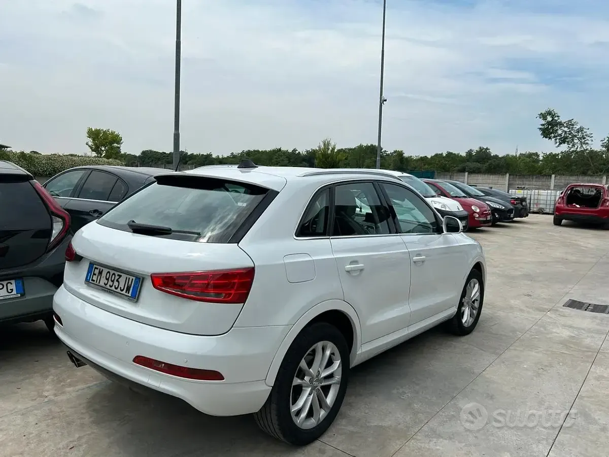 Usata Audi Q3 Advanced Plus 177 CV (130 kW) 2012 Bianco SUV