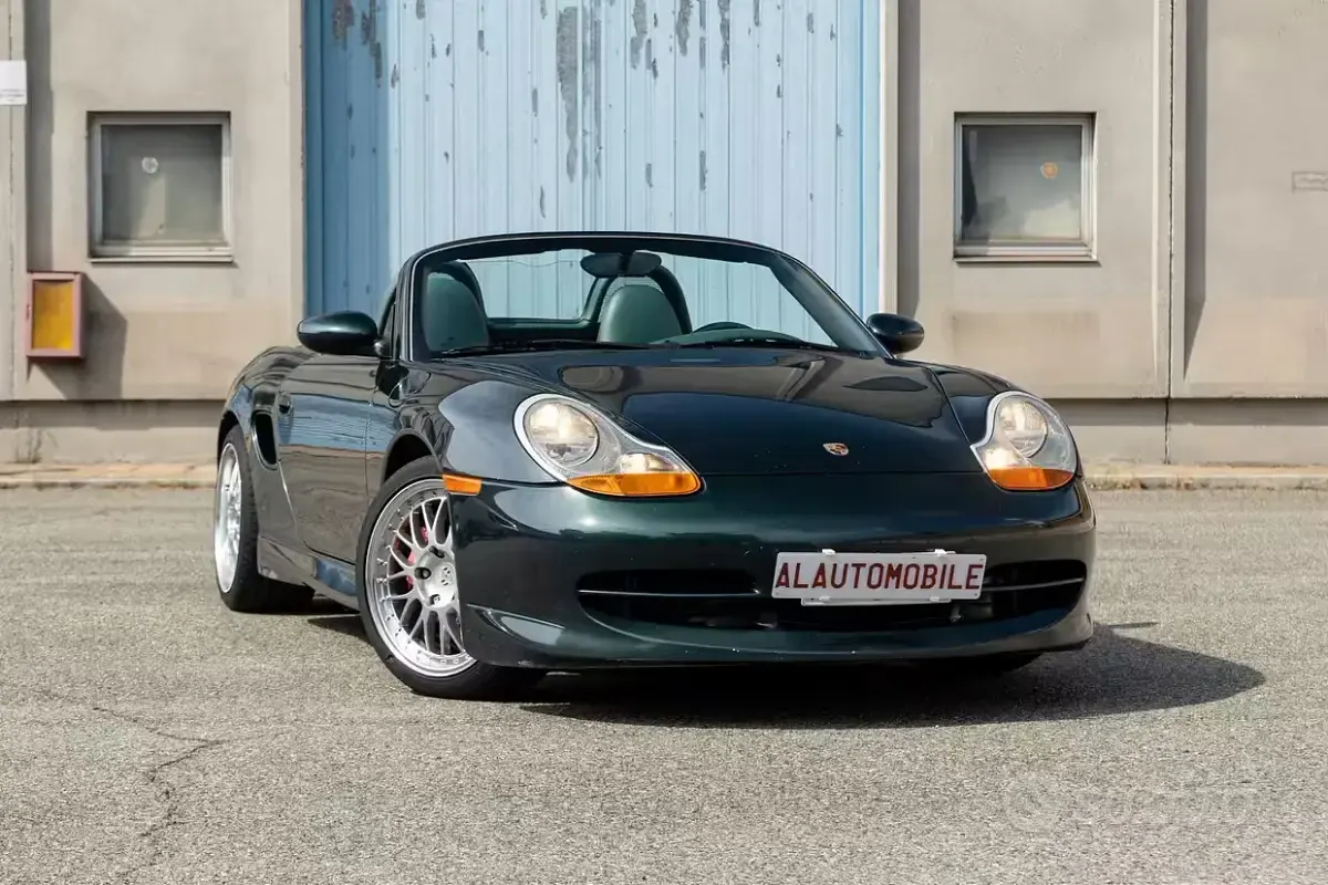 Usata Porsche Boxster 252 CV (185 kW) 2002 Verde Cabrio