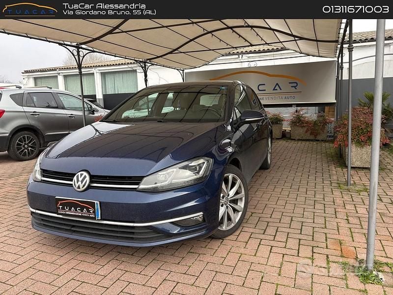 Usata VW Golf VII Executive 150 CV (110 kW) 2018 Blu Berlina