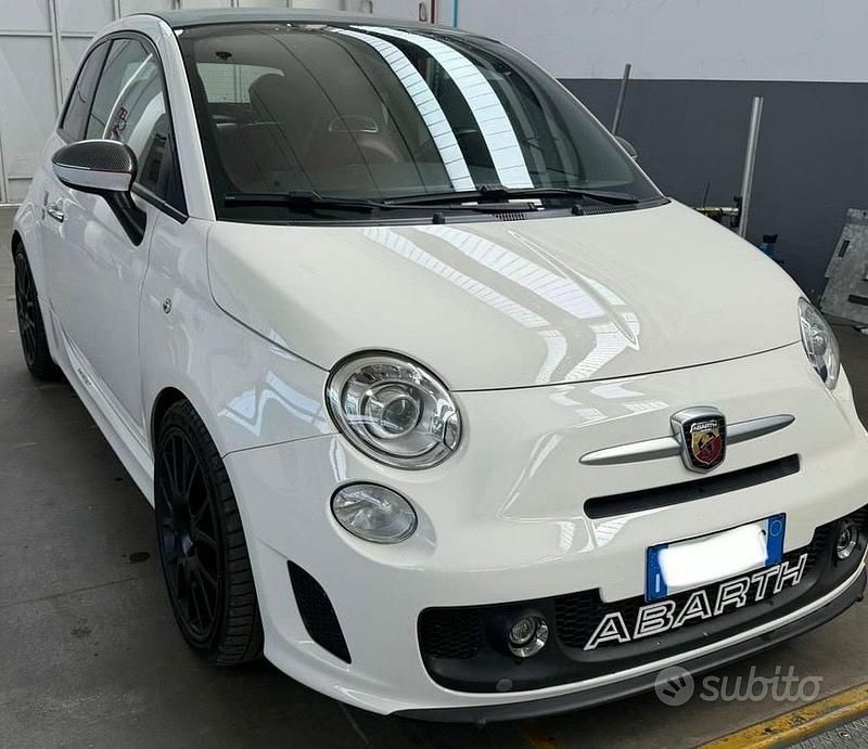 Usata Abarth 595C Turismo 160 CV (117 kW) 2014 Bianco Cabrio
