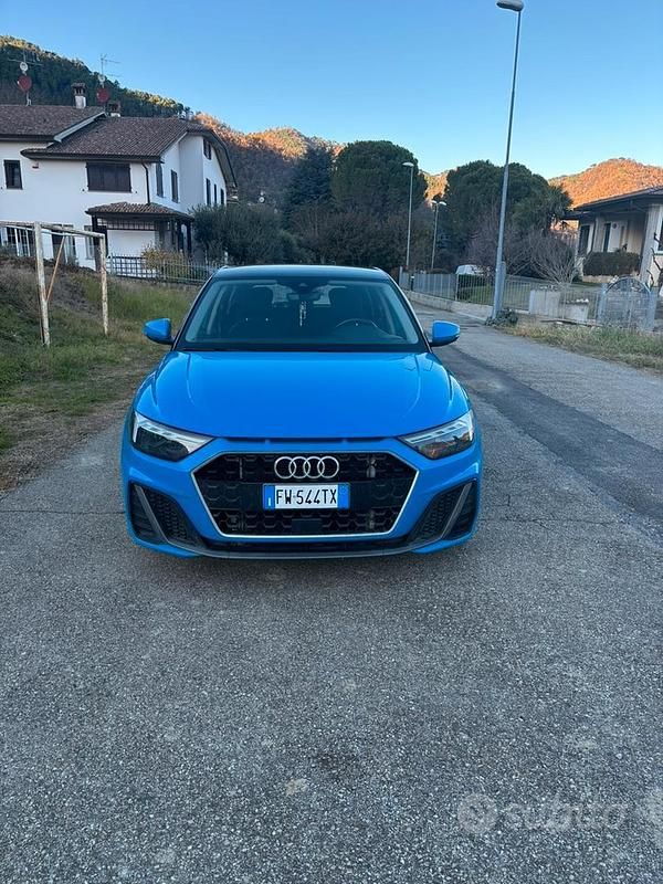 Usata Audi A1 Sportback S-Line 116 CV (85 kW) 2019 Blu Utilitaria