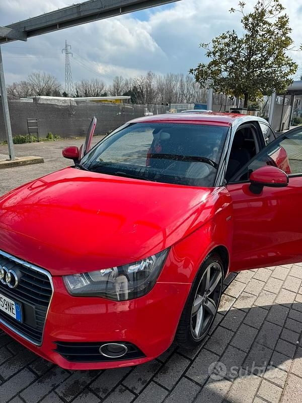Usata Audi A1 S-Line 122 CV (89 kW) 2010 Rosso Utilitaria