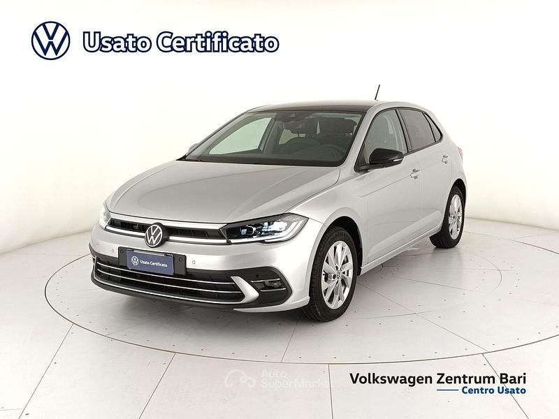 Usata VW Polo Style 95 CV (69 kW) 2023 Argento Berlina