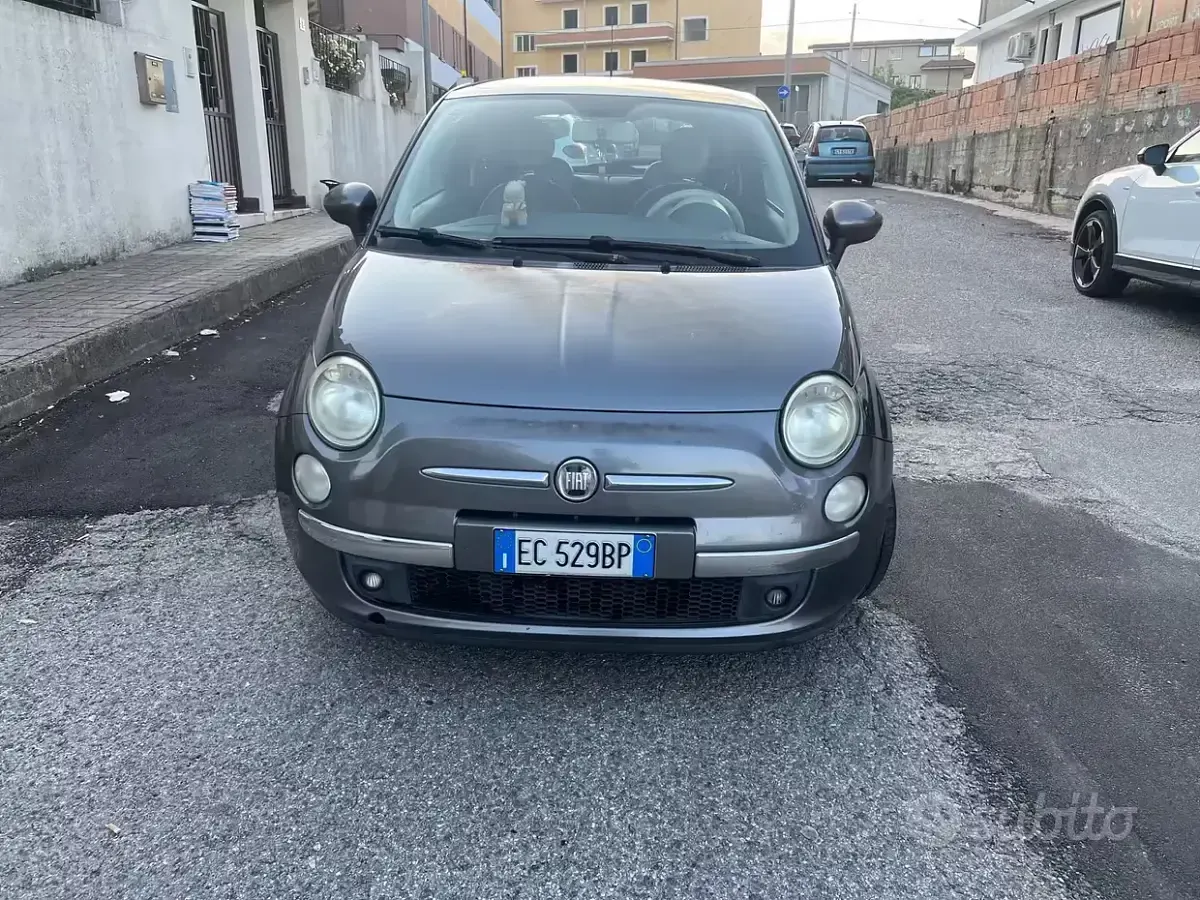 Usata Fiat 500 Lounge 69 CV (50 kW) 2010 Grigio Berlina