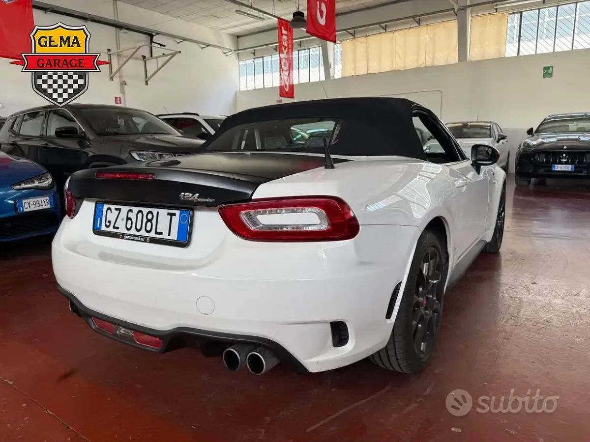 Usata Abarth 124 Spider 170 CV (125 kW) 2018 Bianco Cabrio
