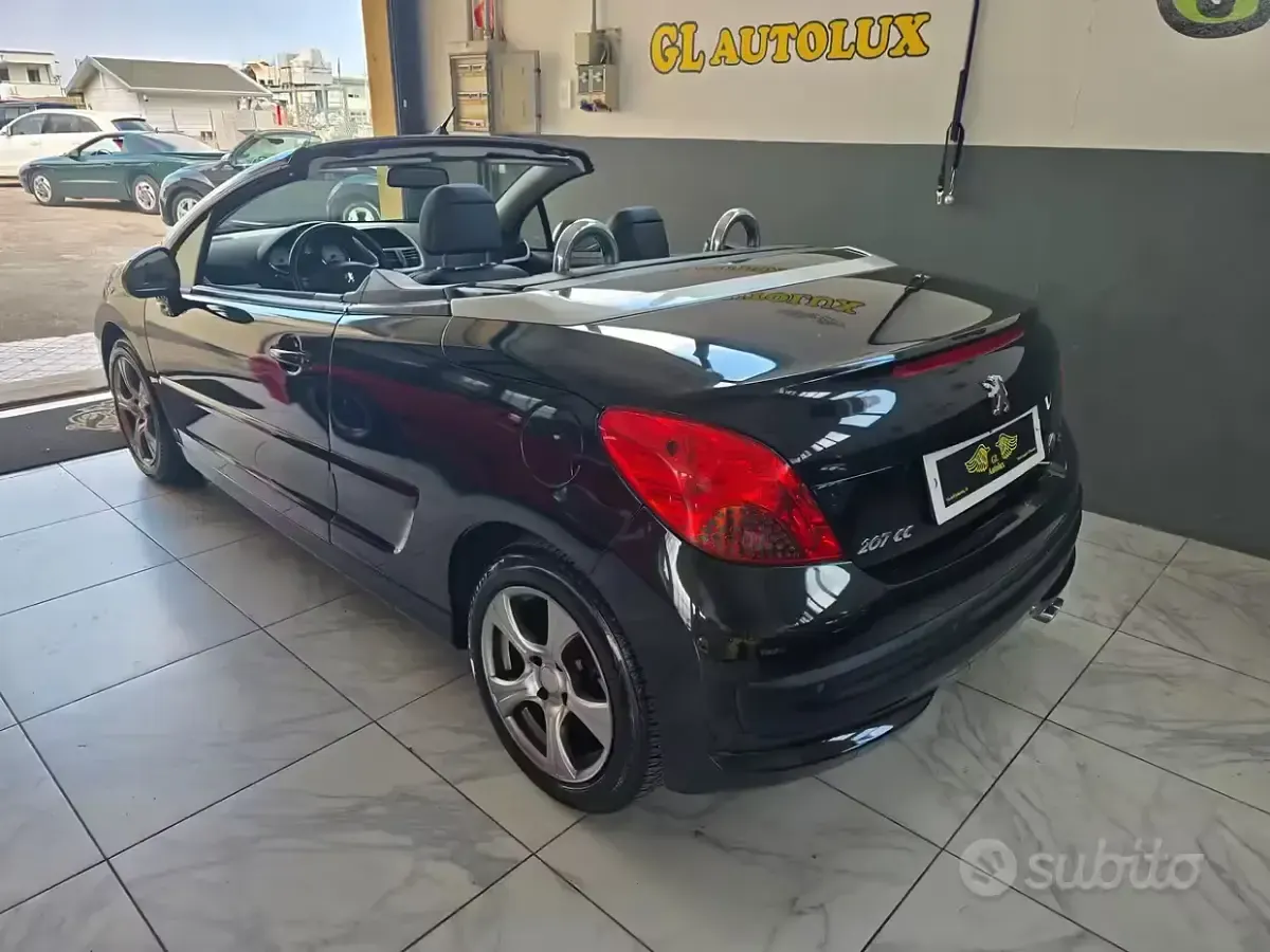Brugt Peugeot 207 CC Roland Garros 150 HK (110 kW) 2008 Sort Cabriolet