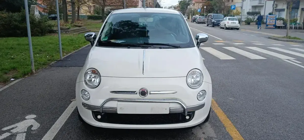Usata Fiat 500 Pop 75 CV (55 kW) 2008 Bianco Berlina