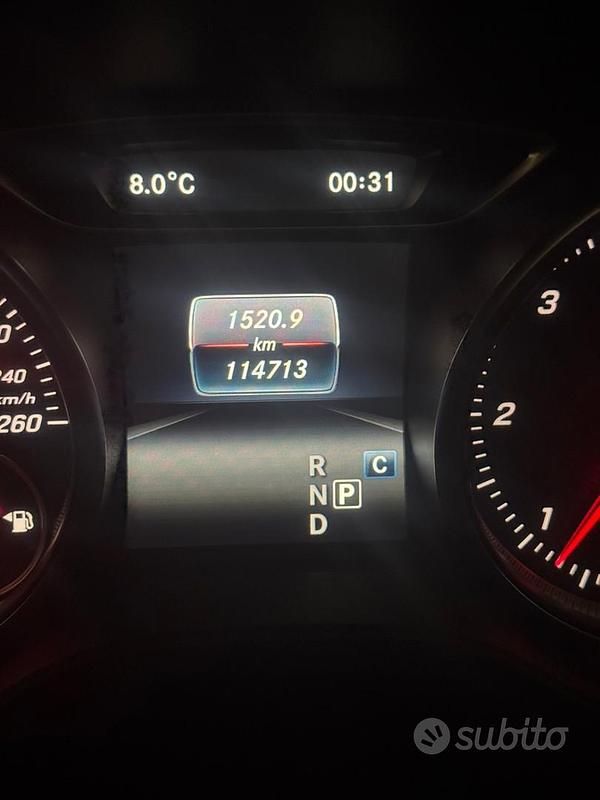 Usata Mercedes CLA220 177 CV (130 kW) 2018 Bianco Berlina