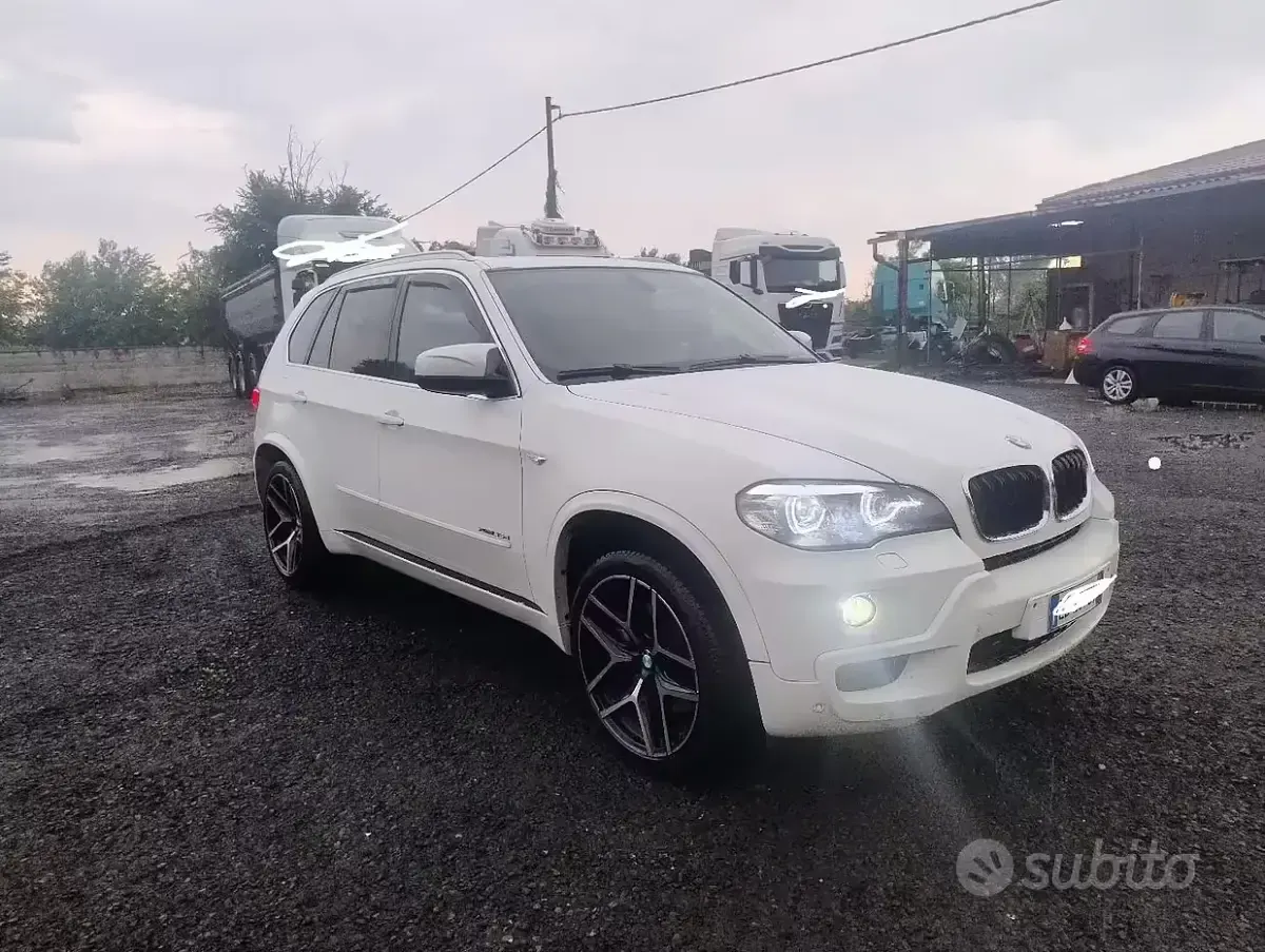 Usata BMW X5 M Sport 286 CV (210 kW) 2009 Bianco SUV