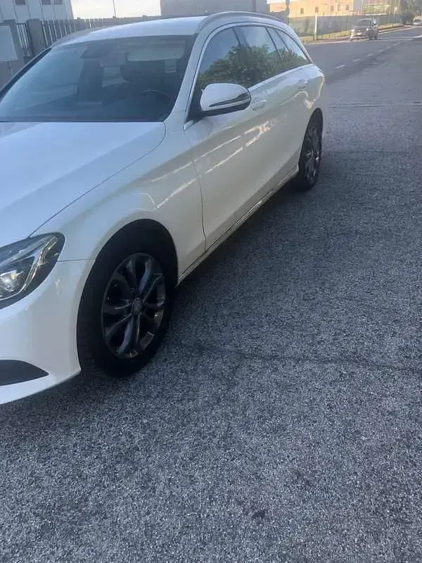 Usata Mercedes C200 136 CV (100 kW) 2017 Bianco Station wagon