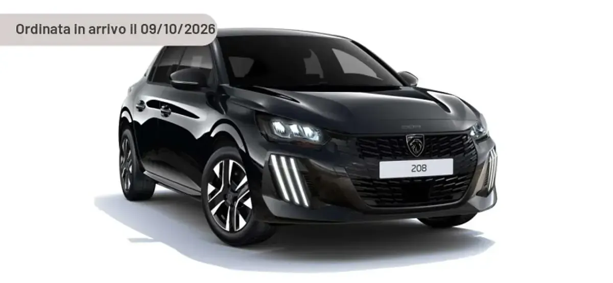 Nuova Peugeot e-208 Allure 56 kW (77 CV) 2025 Argento Utilitaria