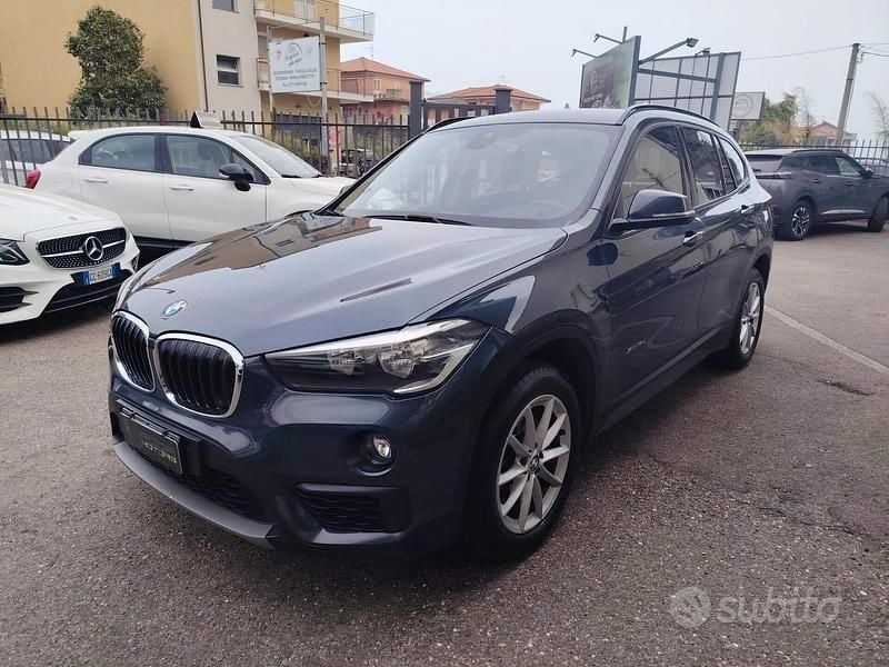 Usata BMW X1 Efficient Dynamics 150 CV (110 kW) 2016 Blu SUV