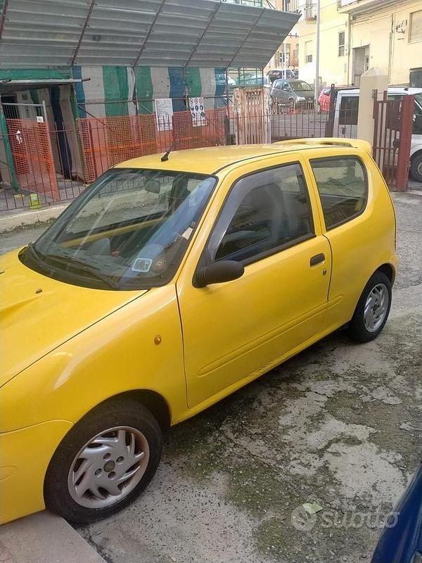Usata Fiat Seicento 1998 Giallo Utilitaria