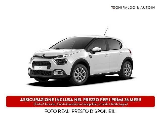 Bianco Usata 2022 Citroën C3 PureTech Due volumi | 14.700 € (Cara) - Immagine 1/4