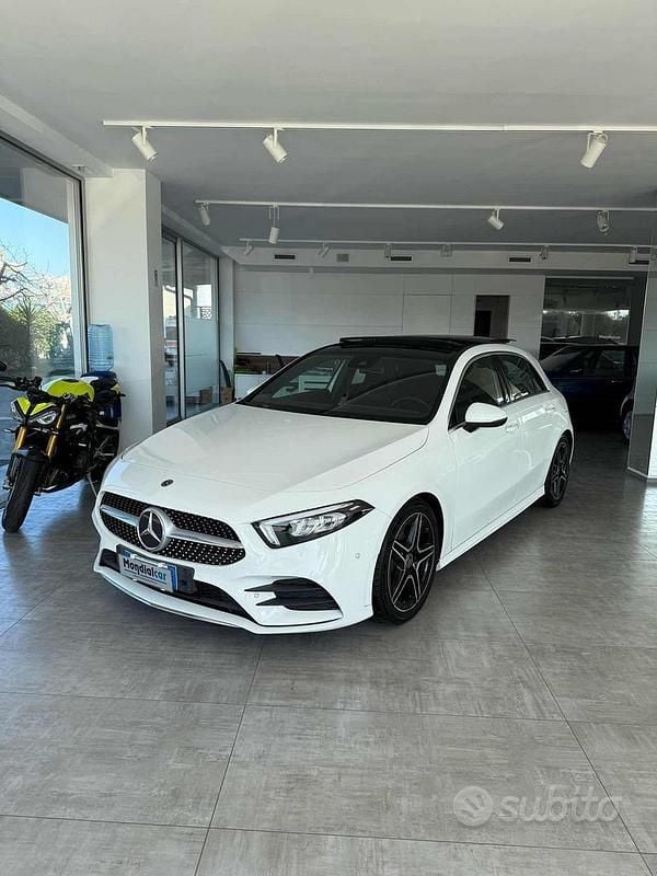 Usata Mercedes A180 Premium 116 CV (85 kW) 2018 Bianco Berlina