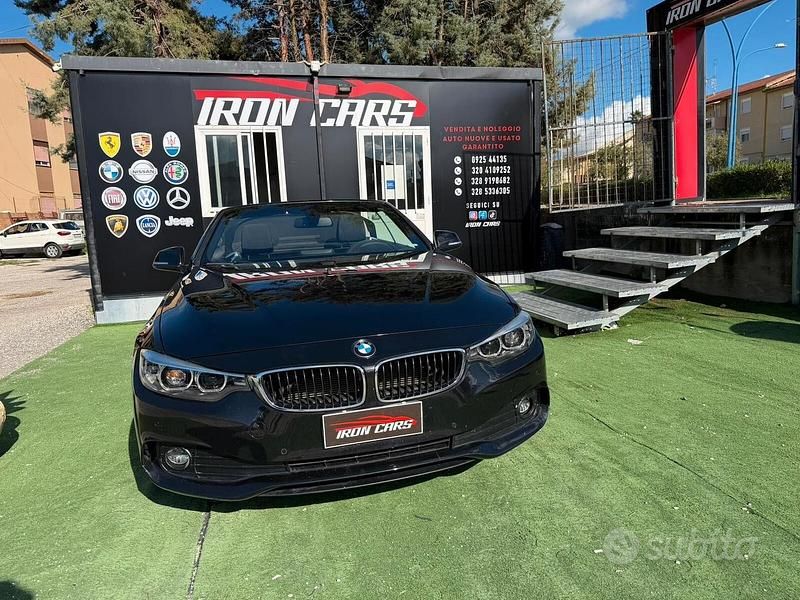 Usata BMW 420 190 CV (139 kW) 2019 Nero Cabrio