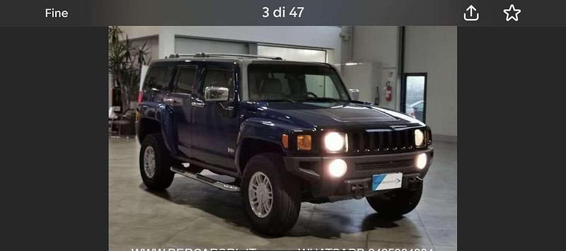 Usata Hummer H3 223 CV (164 kW) 2006 Blu/azzurro SUV