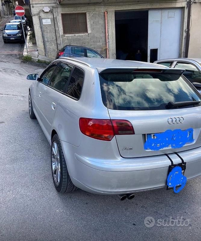 Usata Audi A3 Ambiente 170 CV (125 kW) 2007 Grigio Utilitaria