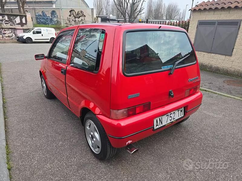Usata Fiat Cinquecento 54 CV (39 kW) 1997 Rosso Utilitaria