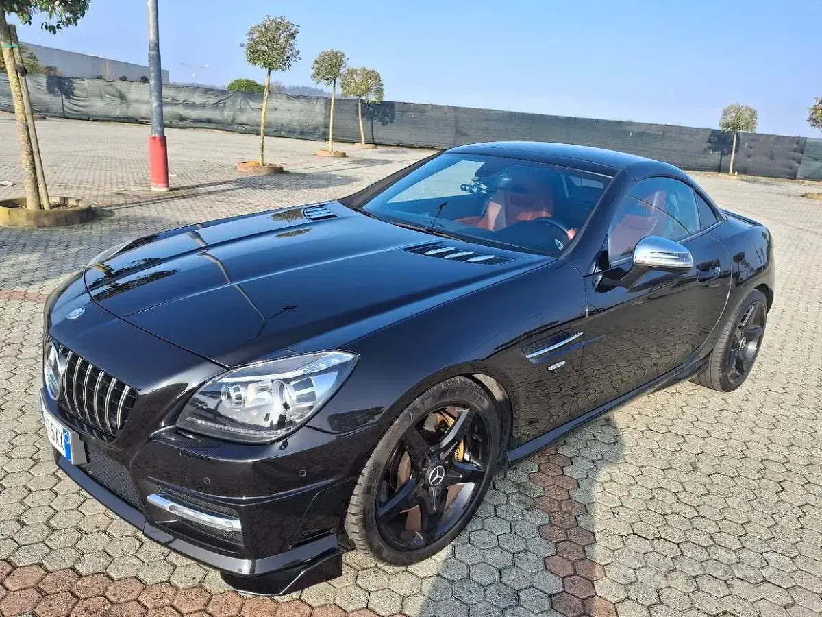Usata Mercedes SLK200 Premium 184 CV (135 kW) 2014 Nero Cabrio