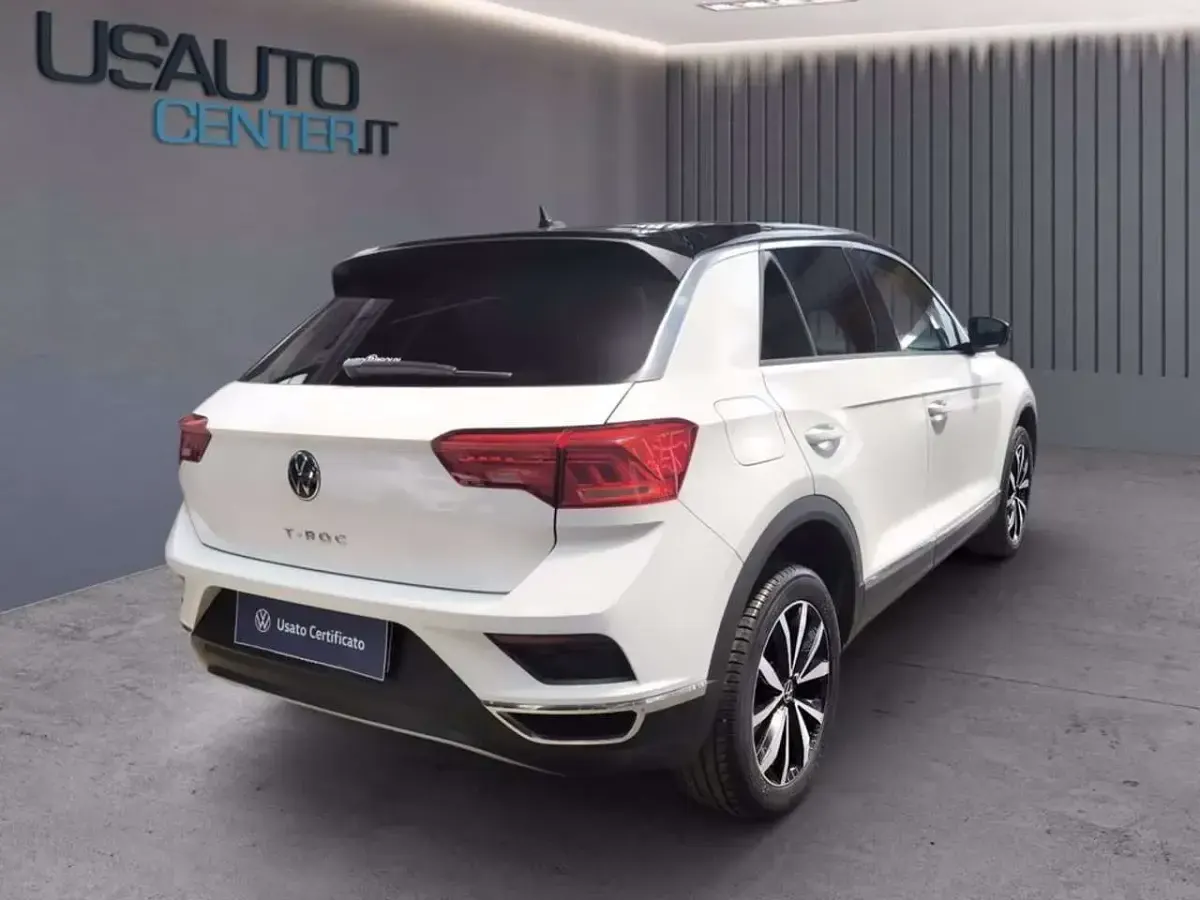 Brugt VW T-Roc Style 110 HK (80 kW) 2021 Hvid SUV